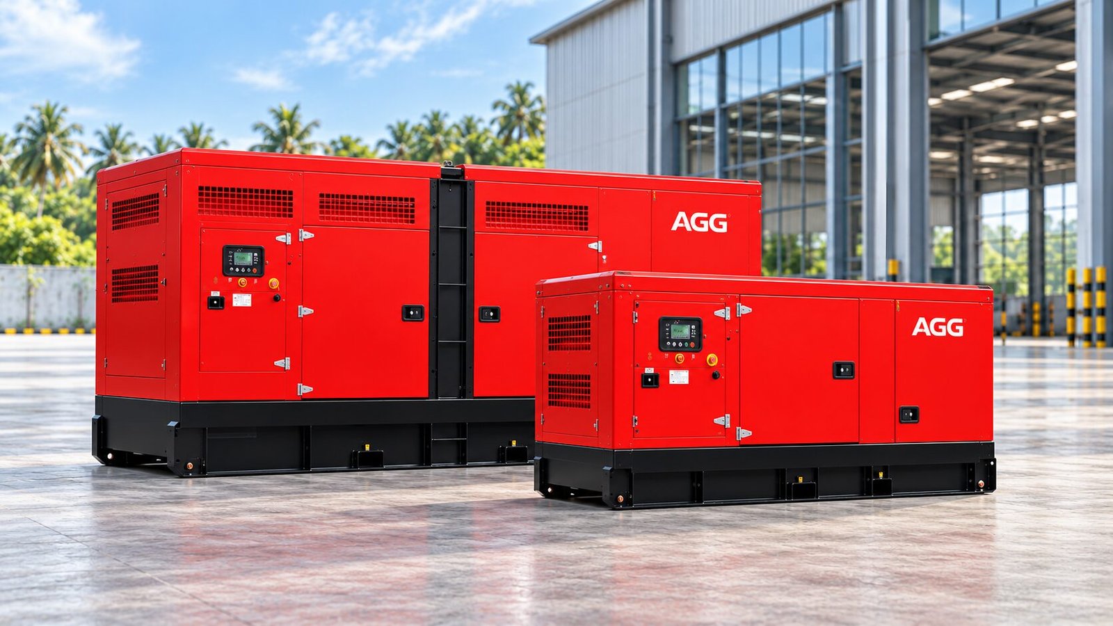 Perkins generator Sri Lanka – AGG enclosed generator range illustration
